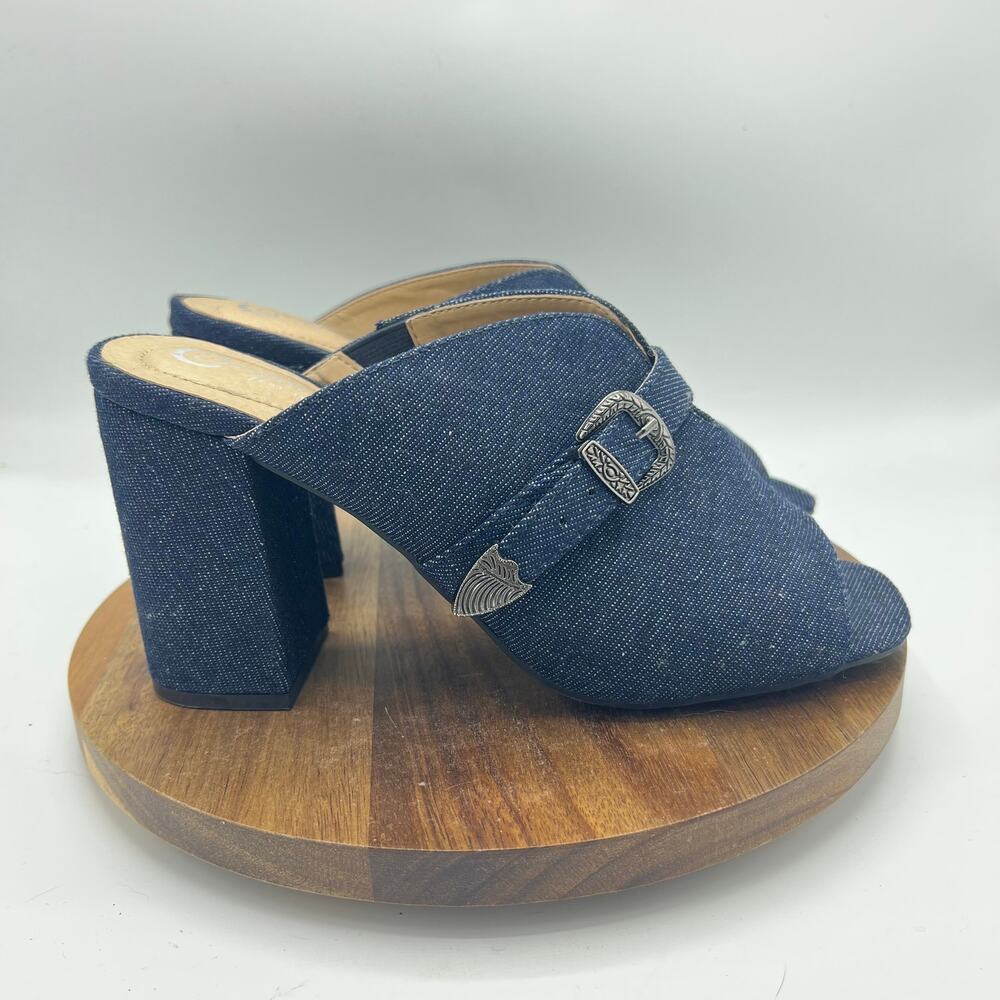 Comfort Est.1946 Women's Open Toe Heels - Size 8W